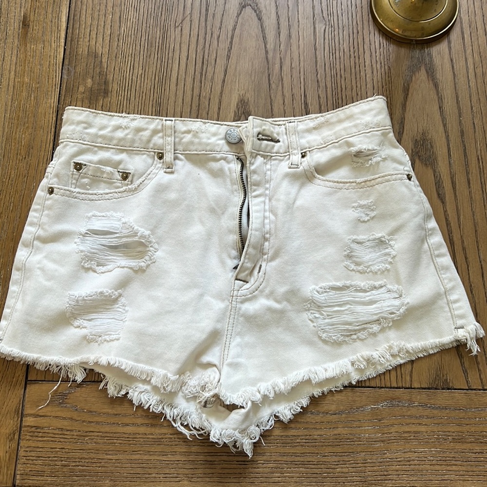 High rise super cheeky shorts